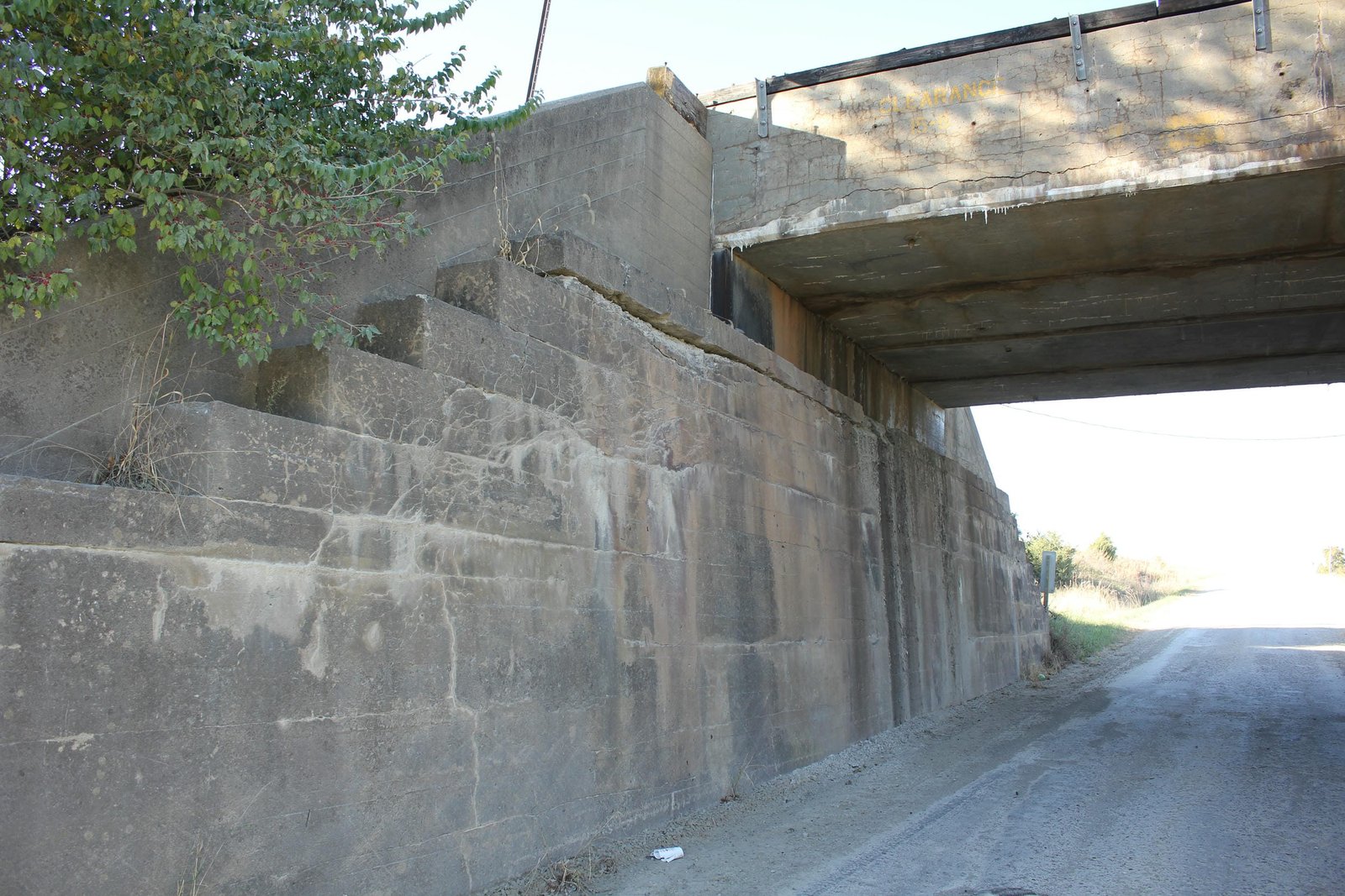 West abutment